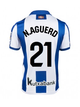 Real Sociedad Nayef Aguerd #21 Domaci Dres 2024-25 Kratak Rukavima